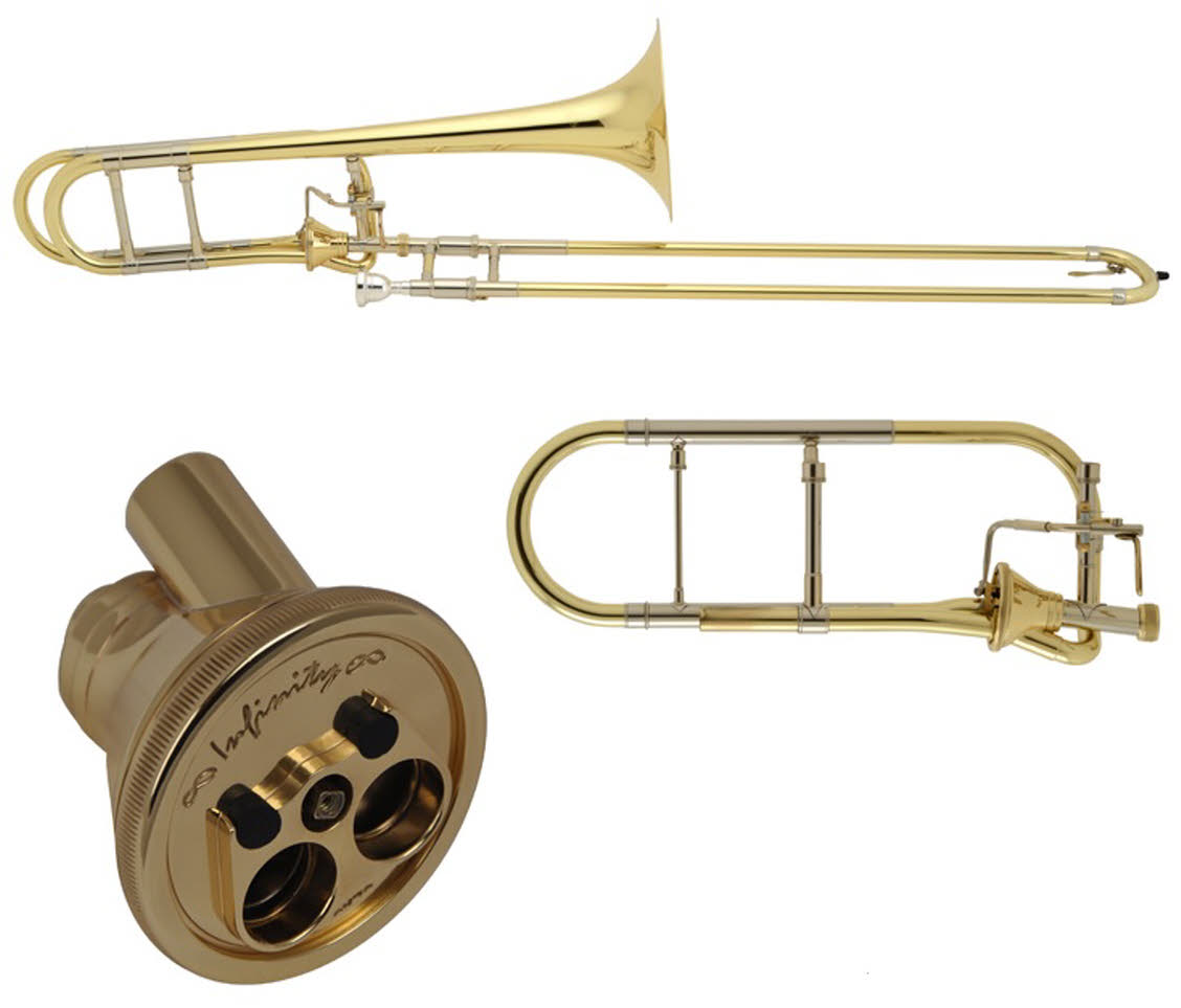 Bocchino Per Trombone Bach Megatone 4G – Placcato Argento, Gambo Grande - Foto 2