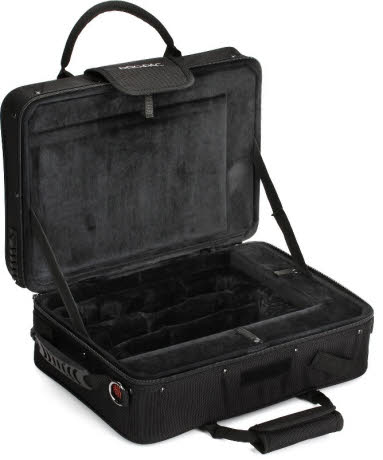 Étui De Protection En Bois Et Toile Pour Clarinette - Léger, Portable, Avec Style Rétro